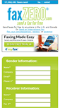Mobile Screenshot of faxzero.com